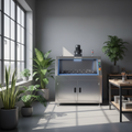 Industrial Ultrasonic Parts Cleaner in serene modern environment