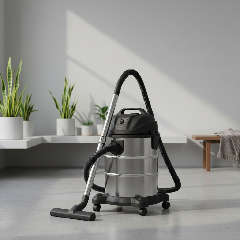 Industrial Wet/Dry Vacuum in tranquil modern space